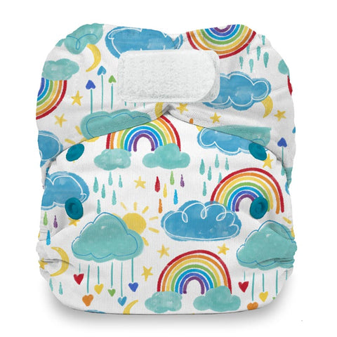 Rainbow Thirsties Natural Newborn All-in-One - Lagoon Baby + Toy Shoppe