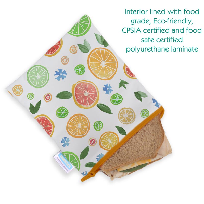 *Thirsties Reusable Sandwich & Snack Bag