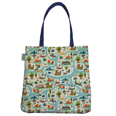 Camp Out *Limited Edition* Thirsties Simple Tote - Lagoon Baby + Toy Shoppe