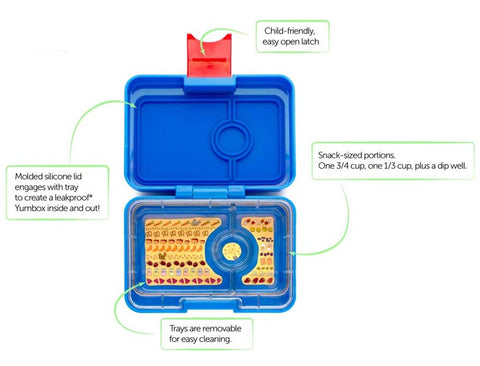 *Yumbox Mini Snack - 3 Compartment