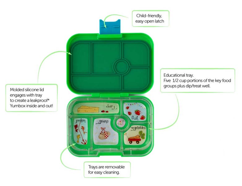 *Yumbox Original - 6 Compartment