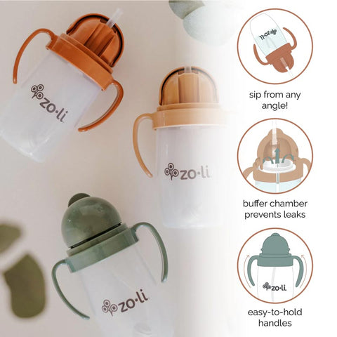 *ZoLi BOT 2.0 Weighted Straw Sippy Cup